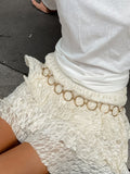 Fashion Commuting Comfortable And Lace Cake Skirt Summer Short Simple Solid Lady Half Body Skirt 68HZ