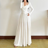2025WISH Autumn New Solid Color High-Waist Sexy Mesh Ribbon Short Skirt Woman 68HZ