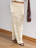 Apricot Perspective Of The Colorful Silk Silk Dress 2025 Autumn And Winter Fashion New Long Dress 68HZ