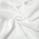 Autumn New Fashion White Cunt Casual Lotus Side Sexy Temperament With Long-Sleeved Ladies Shirt 68HZ