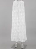 2025 Summer Sexy Perspective Lace Lazy Comfortable Dress New Simple Commuter Women's Dress 68HZ