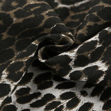 Commuting Wind Cotton Leopard Straight And Ankle Skirt 2025 Spring Fashion New Long Dress 68HZ