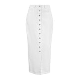 Autumn And Winter New Temperament High Waist Repair Button Half-Dress Dress 2025 Fashion Casual Dress Woman 68HZ