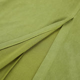 Vintage Green Velvet Straight Straight High Waist Skirt 2025 Autumn Frosted Velvet New Body Dress 68HZ