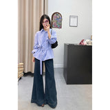 Korean Version Of Chic Spring And Autumn French Retro Temperament To Reduce The Age Of Sexy Sling Dress + Shirt Coat Two Sets Of Women 68HZ