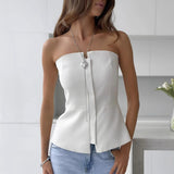 New Fashion Bra Open Shirt Repair Commuting Top Spring And Summer Simple Temperament Collar Women's Clothing 68HZ