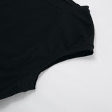 Summer Temperament Lazy Leisure Loose Solid Color Knitted Round Necker Shoulder Sleeve Short Sleeve Straight Dress Open Skirt 68HZ