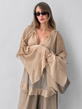 Ki-Color Autumn And Winter New Bat Sleeve Dress 2025 Fashion Sunscreen Hooded Dress Woman 68HZ