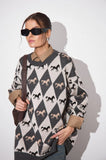 Autumn And Winter Round-Neck Sweater Jacket 2025 New Long-Sleeved Knitted Shirt Hit Colored With A Coat 68HZ