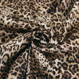 Leopard Print Color-Butt V-Neck Lantern Sleeve A Swing Temperament Dress 2025 Autumn Fashion New Long Dress Woman 68HZ