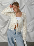 Spring And Summer New With Cardigan Horn Sleeves With Fashion Commuting Top Simple Comfortable Women's Clothing 68HZ