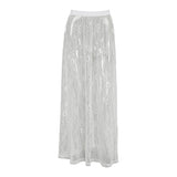 Sexy Lace Jiti Perspective Skirt 2025 Autumn And Winter Fashion New Women's Dress 68HZ