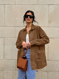British Style Velvet Loose Leisure Millard Jacket 2025 Autumn Fashion New Frosted Velvet Suit 68HZ