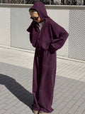 Fashion Casual Suit Women 2025 Autumn New Trend Hoodie Sweater Trousers Two-Piece Set 68HZ