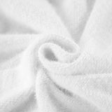 Autumn And Winter Lazy Style White V Collar Long Sleeves With Loose Leisure Long Plush Coat 68HZ