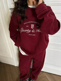 Vintage Letter Embroidered Wearing 2025 New Coat On The Head Comfortable And Loose Lazy Jacket Woman 68HZ