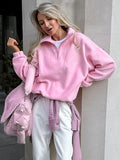 Autumn And Winter New Lamb Velvet Loose Collar Collar Faece 2025 Fashion Velvet Women's Clothing 68HZ