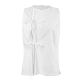 2025 Fashion New With Sleeveless Cotton Vest Loose Comfortable Commuter Top 68HZ