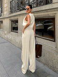 Street Style Fashion Casual Set Cassette Cotton Sleeveless Top Trousers Two Sets Of Summer Women 68HZ