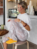 2025 Summer Sexy Perspective Lace Lazy Comfortable Dress New Simple Commuter Women's Dress 68HZ