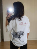 2026 Summer New Leopard Print Short-Sleeved Women New Leisure Free Letter Print T-Shirt Tide 68HZ