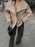 Autumn And Winter New Hairy Collar Loose Casual Coat 2025 Fashion Temperament Coat Women's Clothing 68HZ