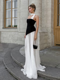 Women's Clothing 2025 Autumn Holiday Style Elegant French Dress Big Fairy Wave Evening Dress 68HZ