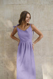 French Kaqi Cotton Canperable Sling High-Waisted Dress 2025 New Holiday Dress 68HZ