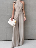 Qaqi Small Standing Lead Flying Sleeve Vest Trouser Temperament Suit 2025 Autumn Fashion New Two-Piece Set 68HZ