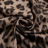 Leopard Print Sexy Bag And Hip Fishtail Skirt Drag Floor Skirt 2025 New Spring Women's Hanging Long Dress 68HZ