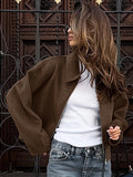 Autumn And Winter New Collar Long Sleeve Zipper Hair Jacket 2025 Fashion Loose Casual Women's Jacket 68HZ