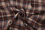 2025 Spring Vintage Checker Shirt Female Long Design Feel Plaid Shirt Loose 68HZ
