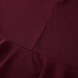 Brown Chiffon Small Collar Lotus Side Horn Sleeve Shirt 2025 Spring And Summer Fashion New Top Woman 68HZ