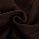 Autumn And Winter New Collar Temperament Double Buckle Coat Jacket 2025 Fashion Commuter Coat Woman 68HZ