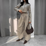 Spring Collar Half-Button Jacket Women 2025 New Loose Lazy Letter Print Long-Sleeved Top 68HZ