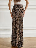 Vintage Leopard Print Chiffon Fishtail Skirt High Waist Half-Dress Dress 2025 Spring Fashion New Long Dress Woman 68HZ