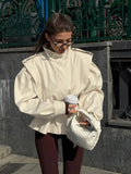 French Niche 2025 Autumn And Winter 2025 New Atmosphere Sense Commuting Wind Coat Women's Belt Strapping Long Sleeves 68HZ