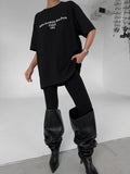 Simple Letter Print T-Shirts For Men And Women With The Same Loose-Fitting Short-Sleeved Round Collar Casual Top 68HZ