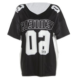 2025 Women's WISH Summer New Fashion Letter Prints Short-Sleeved Loose T-Shirt Women 68HZ