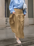 Spring And Summer Classic Retro Fashion Karting Casual High-Rise High-Rise Commuting Sexy Half-Dress Skirt 68HZ