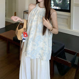 2026 Summer New Korean Fashion Design Temperament Suit Vest + Broad Leg Pants Two-Piece Set In Fashion 68HZ