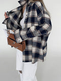 Tig Purified Cotton Loose Long-Sleeved Shirt 2025 New Autumn Fashion Cardigan Women's Clothing 68HZ