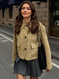 Slide Velvet Small Suit 2025 Autumn New Women's Ins Fashion Jacket Women's 68HZ