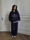 Vintage Letter Embroidered Wearing 2025 New Coat On The Head Comfortable And Loose Lazy Jacket Woman 68HZ