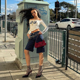 2025 Summer New Women's Pure Color Repair Street Fashion Word Collar Shoulder Long Sleeve Top 68HZ