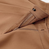 Autumn 2025 New Leisurely Thin Pants Suit Pants Women Commuting High-Waisted Trousers Loose 68HZ