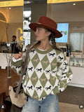 Autumn And Winter Round-Neck Sweater Jacket 2025 New Long-Sleeved Knitted Shirt Hit Colored With A Coat 68HZ