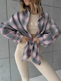 Vintage Loose Cotton Collared T-Shirt 2025 Spring Fashion Commuting Cardigan Woman 68HZ