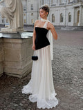 Women's Clothing 2025 Autumn Holiday Style Elegant French Dress Big Fairy Wave Evening Dress 68HZ