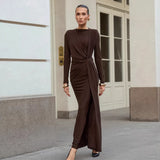 Autumn Design French Dress Dress Dress Female Texture To Feel Skinny Evening Dress 68HZ
